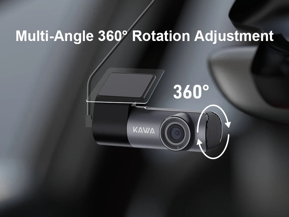 KAWA D5 2K Dash Camera with WiFi and Voice Control