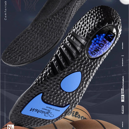 High Elastic EVA Shock Absorption Insoles for Running