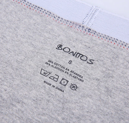 4pcs Cotton Boxer Shorts for Men Soft Underwear Set