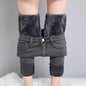 Women's Winter Plush Stretch Skinny Jeans