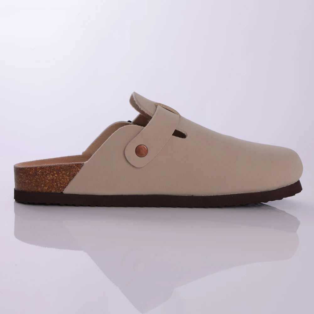 Shevalues Suede Clogs for Women Summer Mules with Arch Support