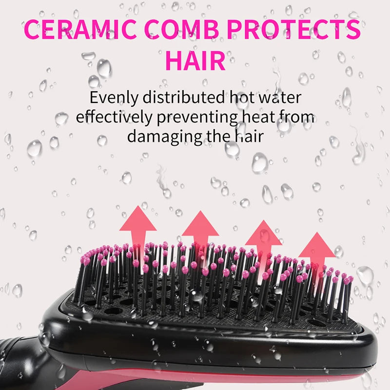 One Step Negative Ion Hair Dryer Brush and Curler