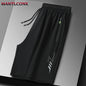 Men's Casual Running Shorts Black Gray Polyester