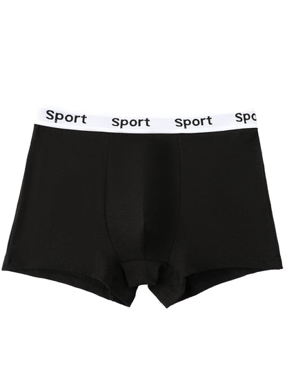 Boys' Boxer Briefs 95% Cotton Solid Color 7 Pieces