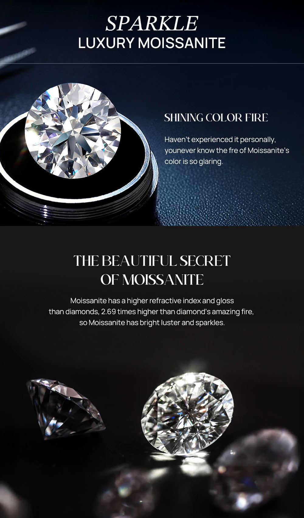 Canner Moissanite Stud Earrings 925 Sterling Silver
