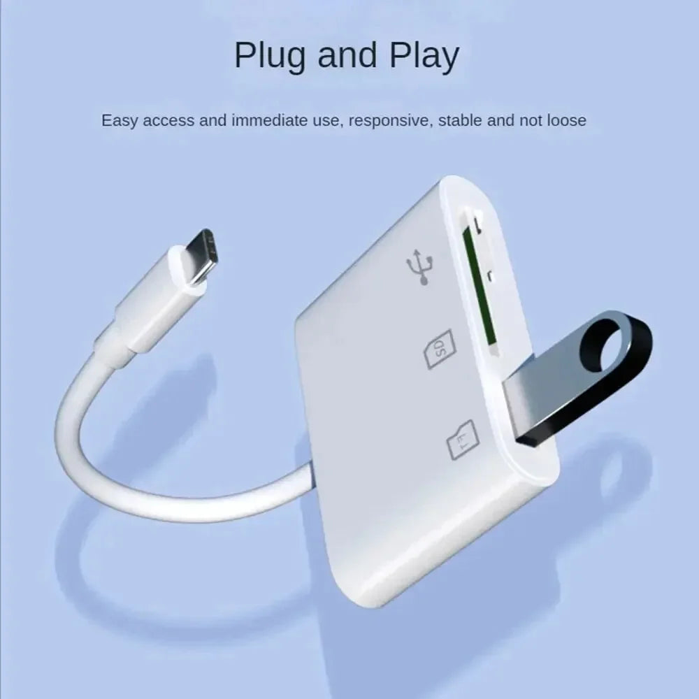 3-in-1 USB-C Hub with HDMI & USB 3.0