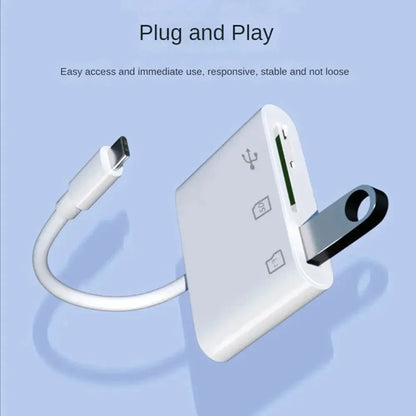 3-in-1 USB-C Hub with HDMI & USB 3.0