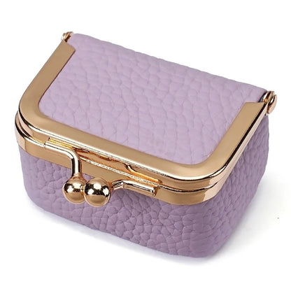 Genuine Leather Coin Purse Mini Small Item Bag