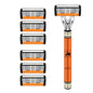 Men's 6-Layer Safety Razor Set