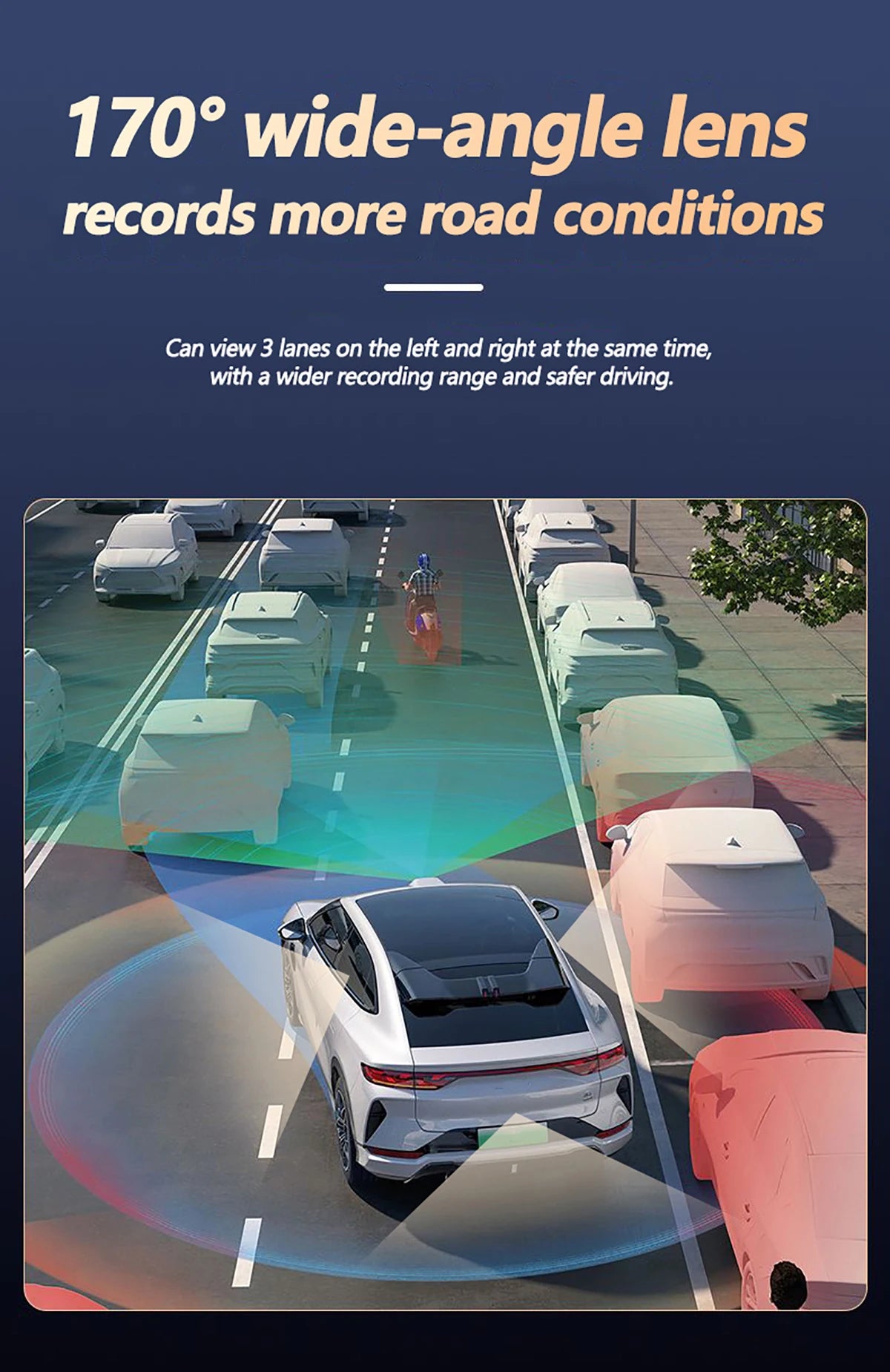 4 Channel WiFi Car DVR Dashcam with 360 Degree Recording