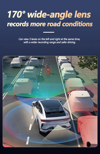 4 Channel WiFi Car DVR Dashcam with 360 Degree Recording
