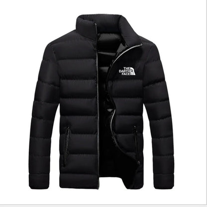 Men's Casual Printed Cotton Parka Jacket