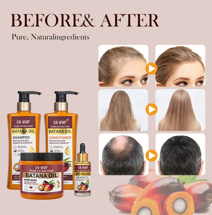 Batana Oil Shampoo & Conditioner Set (500ml)