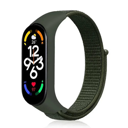 Nylon Adjustable Watchband for Xiaomi Mi Band 3 4 5 6 7