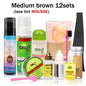 12Pcs Wig Installation Kit with Hair Mousse and Glue