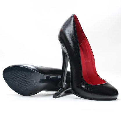 5.5 Inch Stiletto Ultra High Vintage Round Toe Pump Shoes