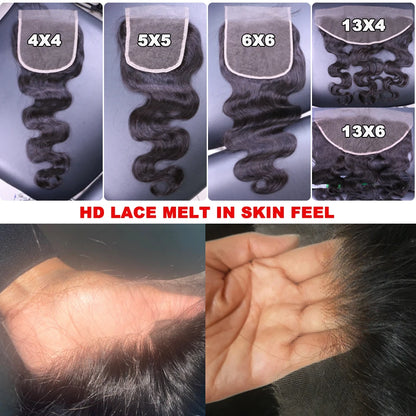 Queen Hair HD Lace Closure Frontal Virgin Human Hair