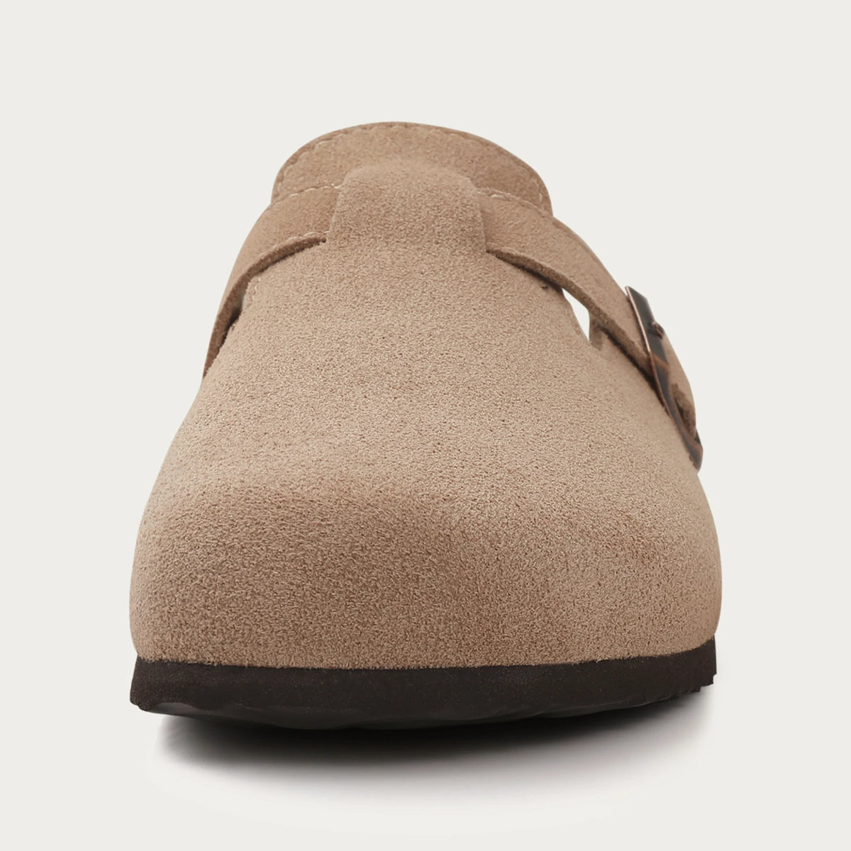Shevalues Suede Clogs for Women Summer Mules with Arch Support
