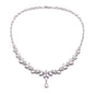 ZAKOL Brilliant Zirconia Leaf Jewelry Set for Women