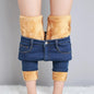 Women's Winter Plush Stretch Skinny Jeans