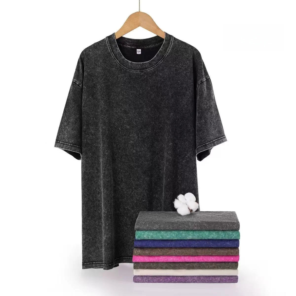 Vintage Cotton Short Sleeve T-Shirt for Women