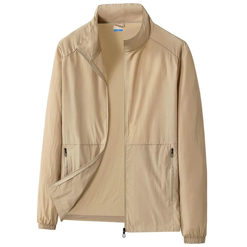Oversize 7XL 8XL UV Protection Lightweight Jacket Men