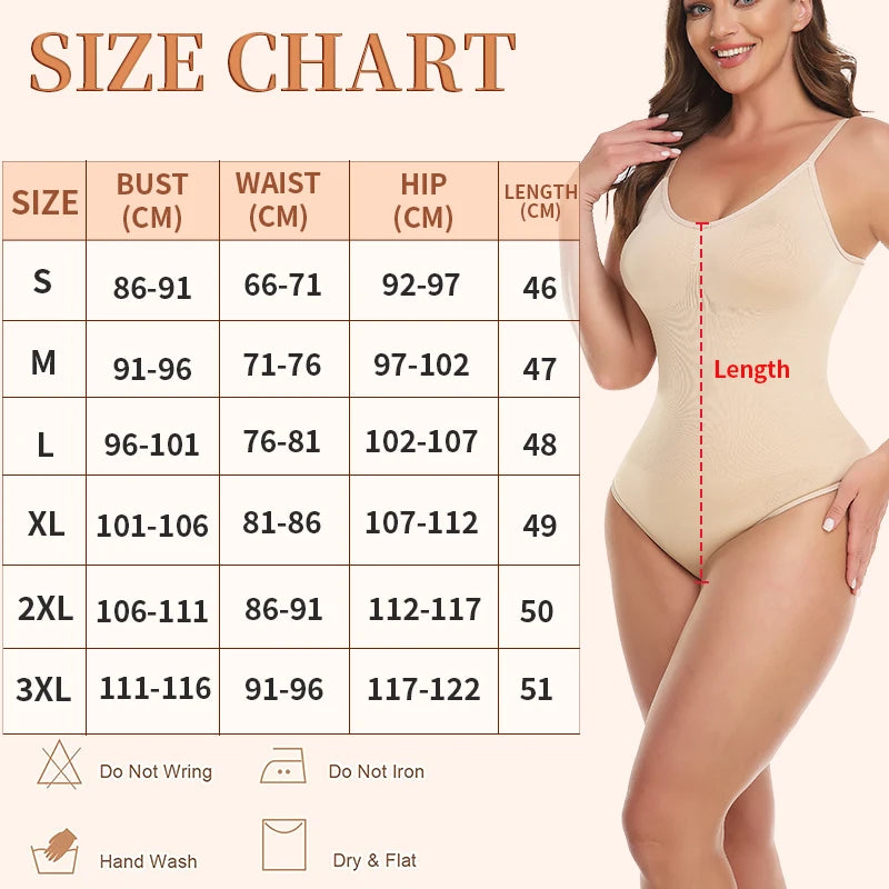 Women Seamless V-Neck Bodysuit Shapewear Red Blue