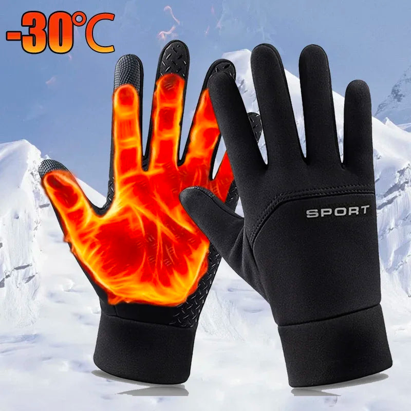 Winter Warm Touch Screen Cycling Gloves for Sports