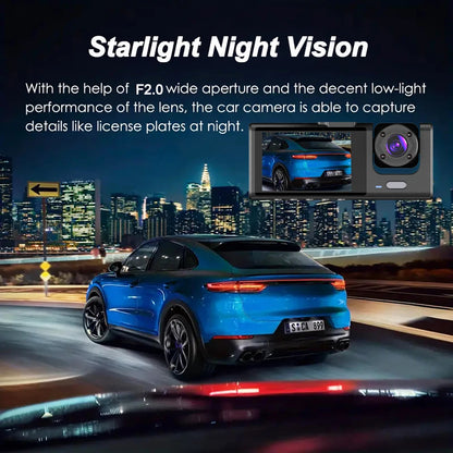 1080P WiFi Dash Cam with Front and Rear Cameras