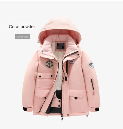 Winter Skiing Suit for Boys and Girls, Waterproof Polyester