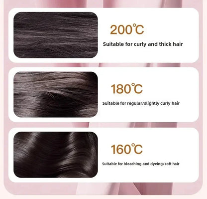 Mini Rechargeable Hair Straightener Brush Portable
