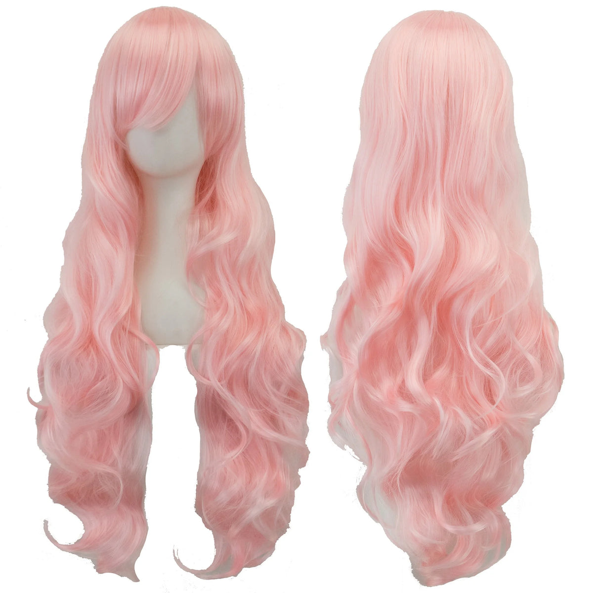 Soowee Curly Long Green Synthetic Hair Wig for Women
