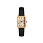 Fashion Retro Square Leather Strap Quartz Watch for Women