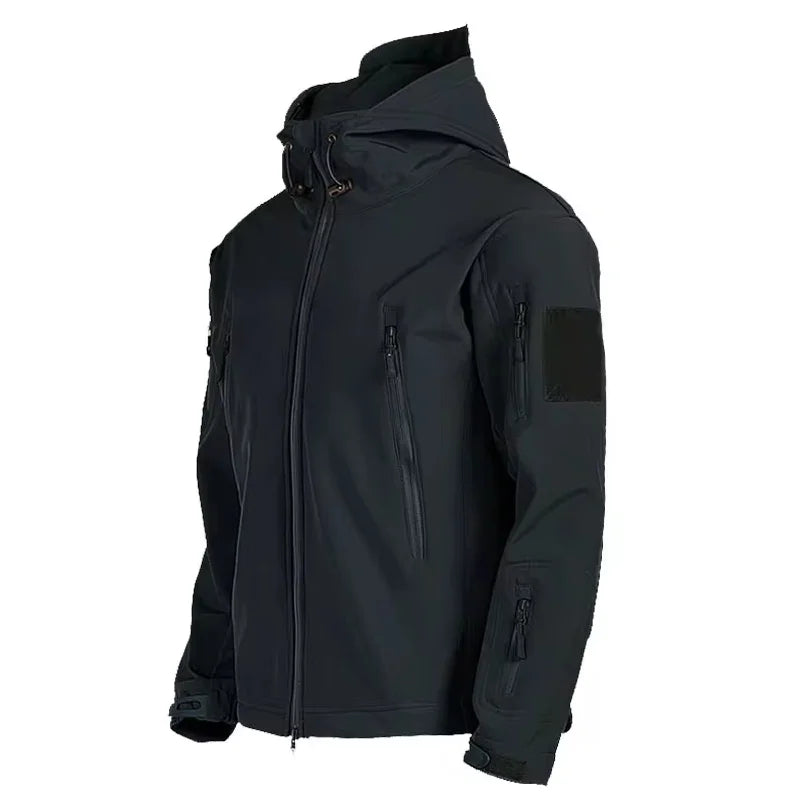 Military Soft Shell Jacket Men Tactical Waterproof