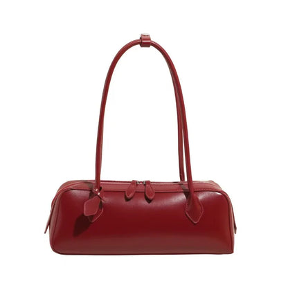 Vintage Cowhide Shoulder Bag for Women