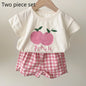 Cotton Toddler Summer Pajamas Set for Kids