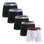 Men's Cotton Boxer Shorts Underwear Set of 5