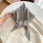 Wool Triangle Scarf for Women - Multi-functional Knitted Scarf