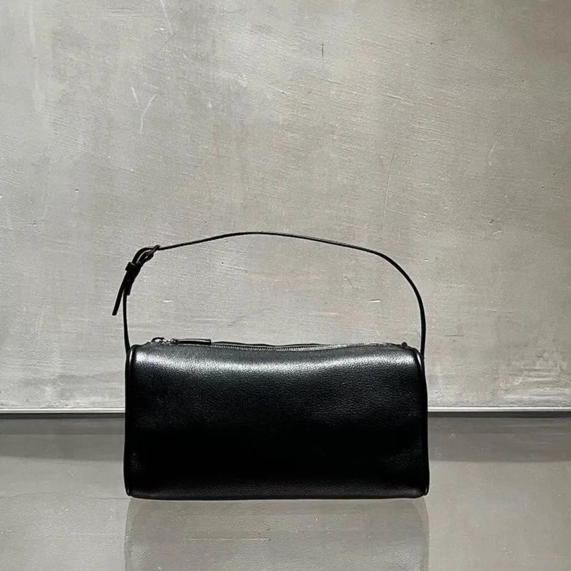 Soft Cowhide Mini Crossbody Bag with Split Leather