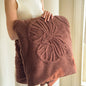 Coral Fleece Autumn Blanket with 3D Butterflies