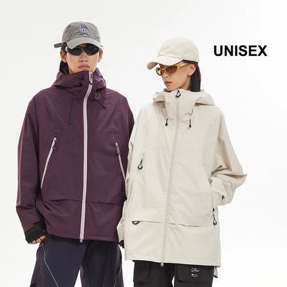 CHRLCK Waterproof Hiking Jacket Unisex Spring Autumn