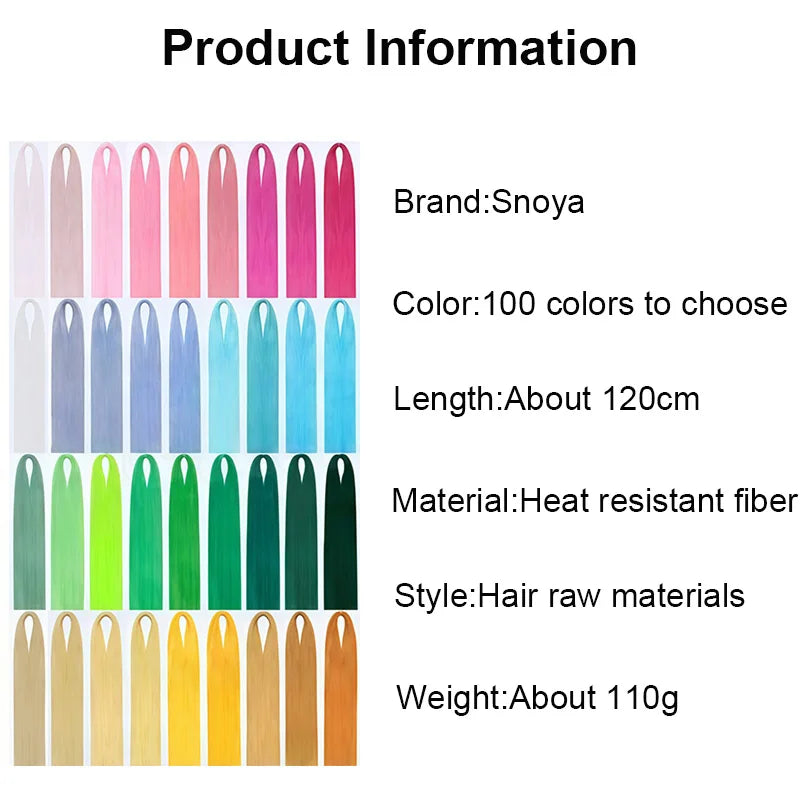 Snoya 120cm Synthetic Hair for Wig Styling and Volume