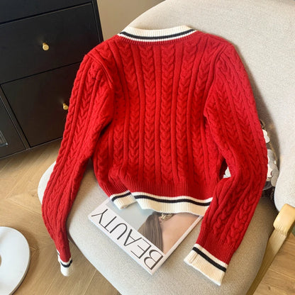 Cashmere V Neck Pullover Knitwear Jumper for Women