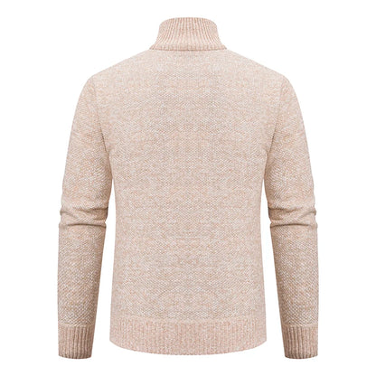 Men's Fleece Zipper Cardigan Casual Sports Coat
