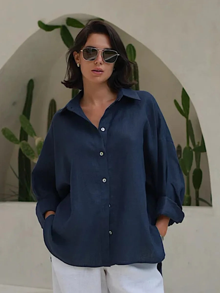 Bornladies Cotton Casual Shirt for Women