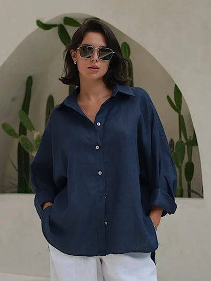 Bornladies Cotton Casual Shirt for Women