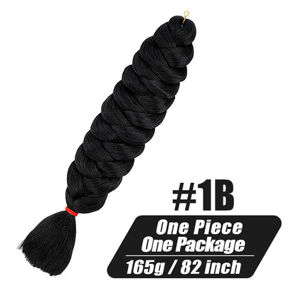 Kanekalon Jumbo Braiding Hair 82 Inch Kinky Straight