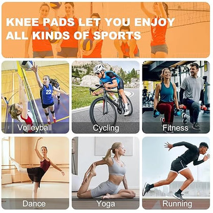 Soft Breathable Volleyball Knee Pads for Sports