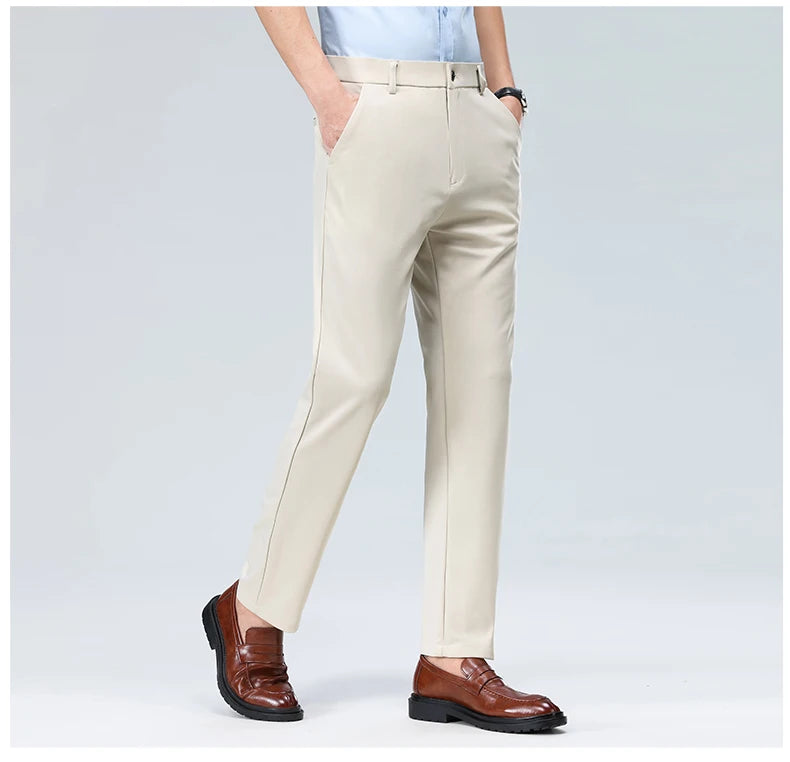 Men's Summer Casual Suit Pants Plus Size 28-42