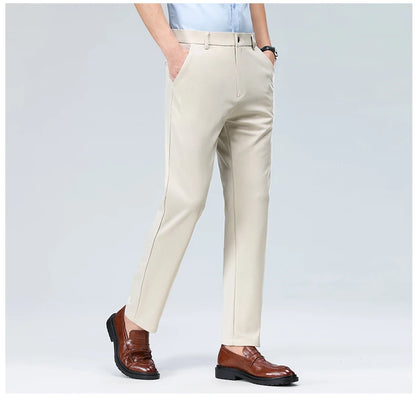 Men's Summer Casual Suit Pants Plus Size 28-42
